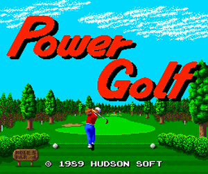 Power Golf (Japan) Screenshot